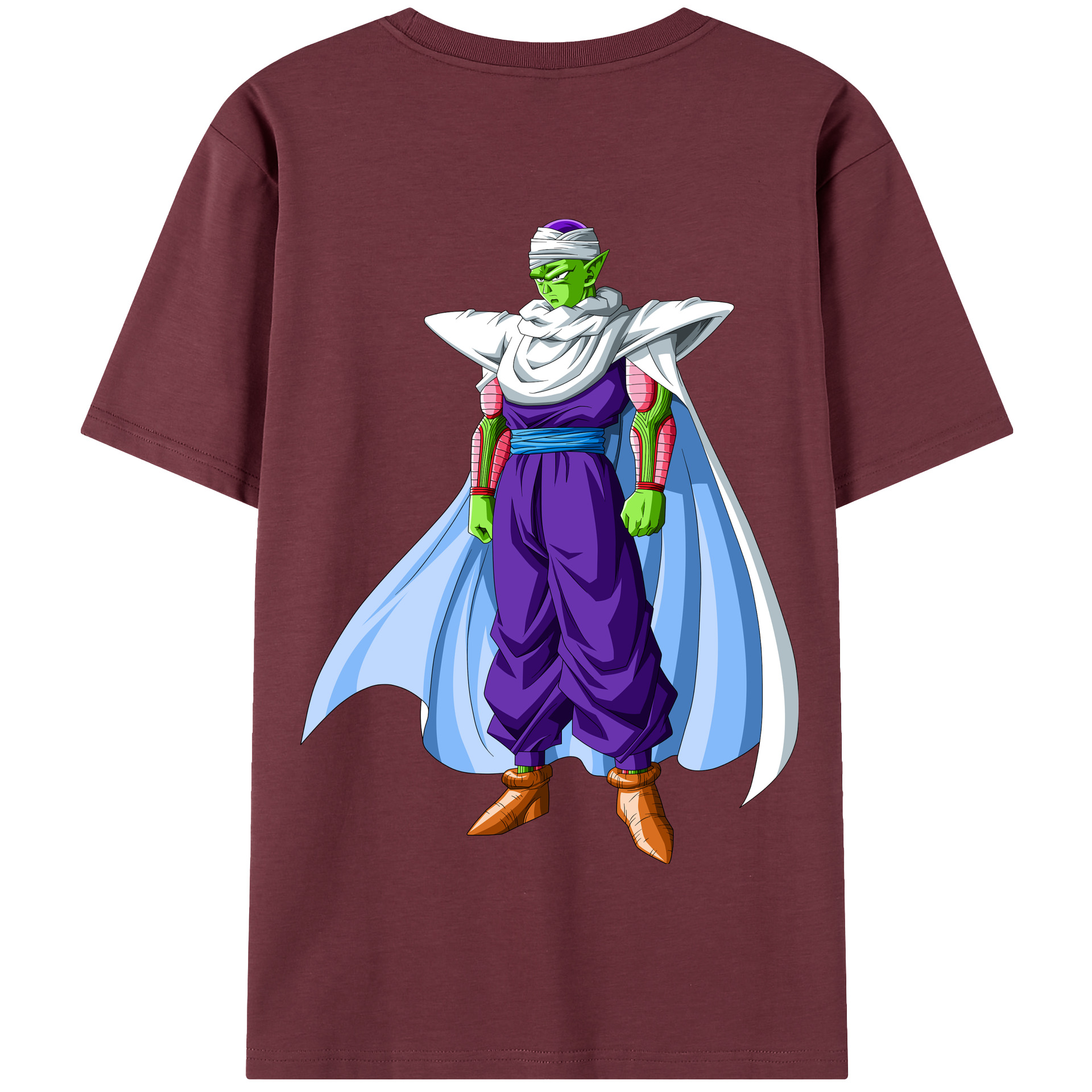 （画像用） ドラゴンボール ピッコロ DRAGON BALL Piccolo 綿100％半袖Tシャツ（背面プリント）